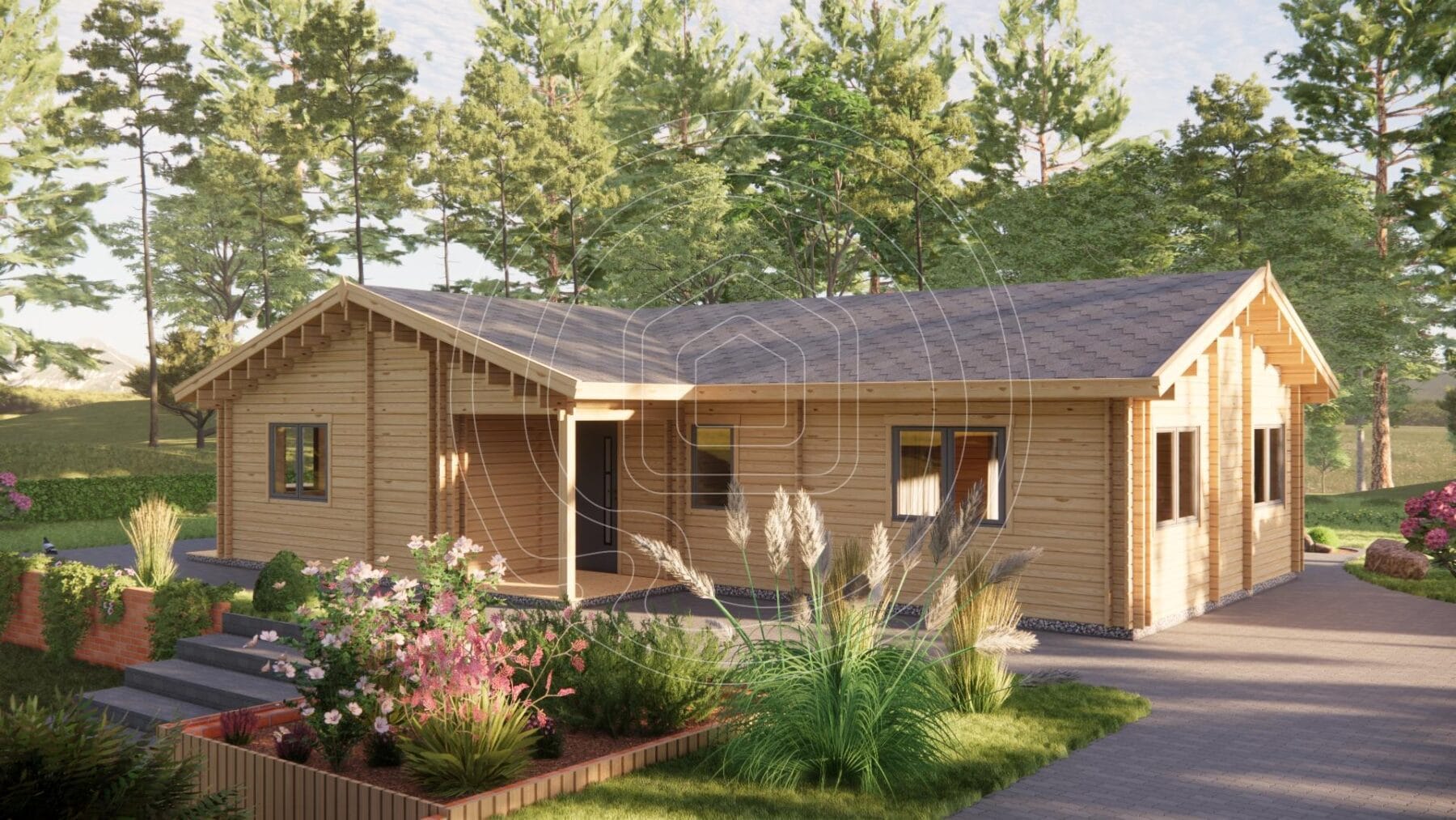 Premium residential log cabins for sale Ireland with free delivery and 10-year anti-rot guarantee.