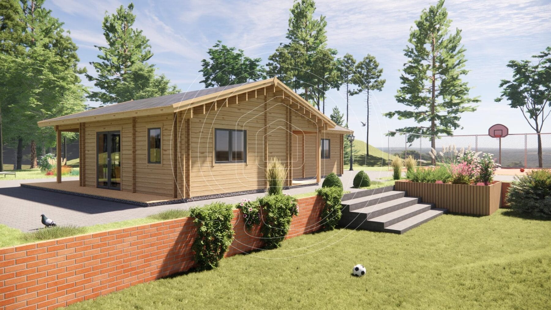Luxury log cabin with free delivery Ireland