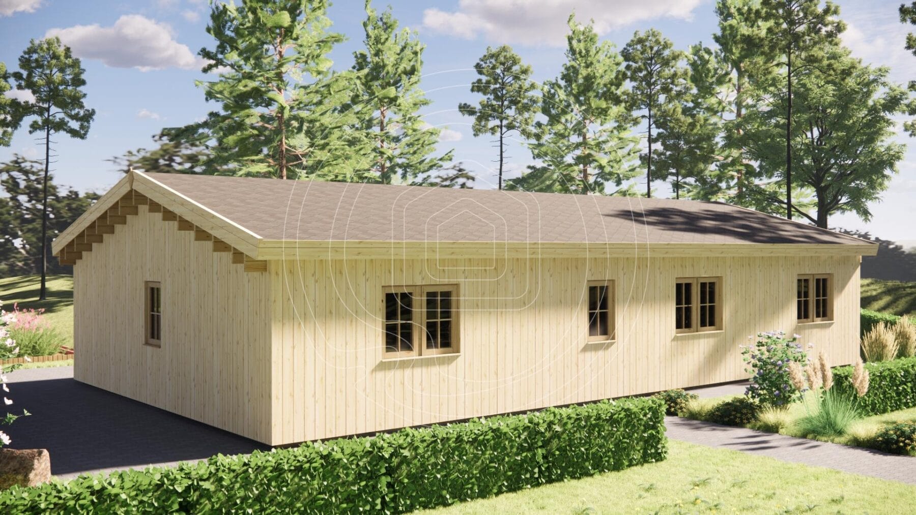 Residential log cabin Dublin - Bespoke timber building solutions