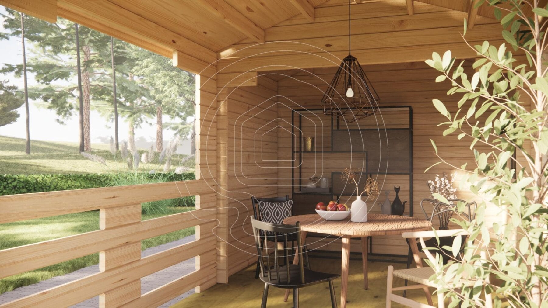 Residential log cabins Ireland
