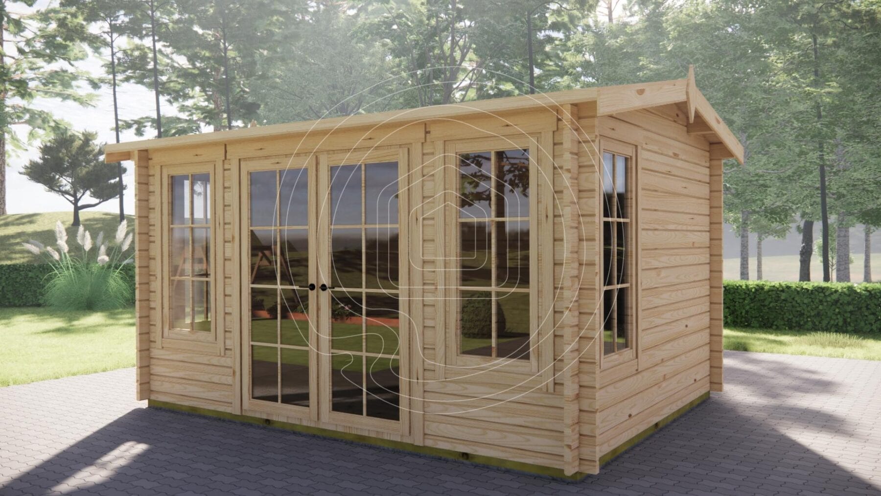 Garden cabin floor