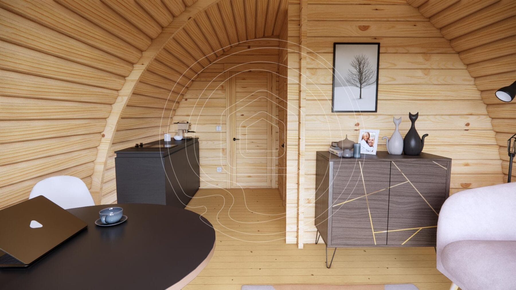 Large side window for panoramic views